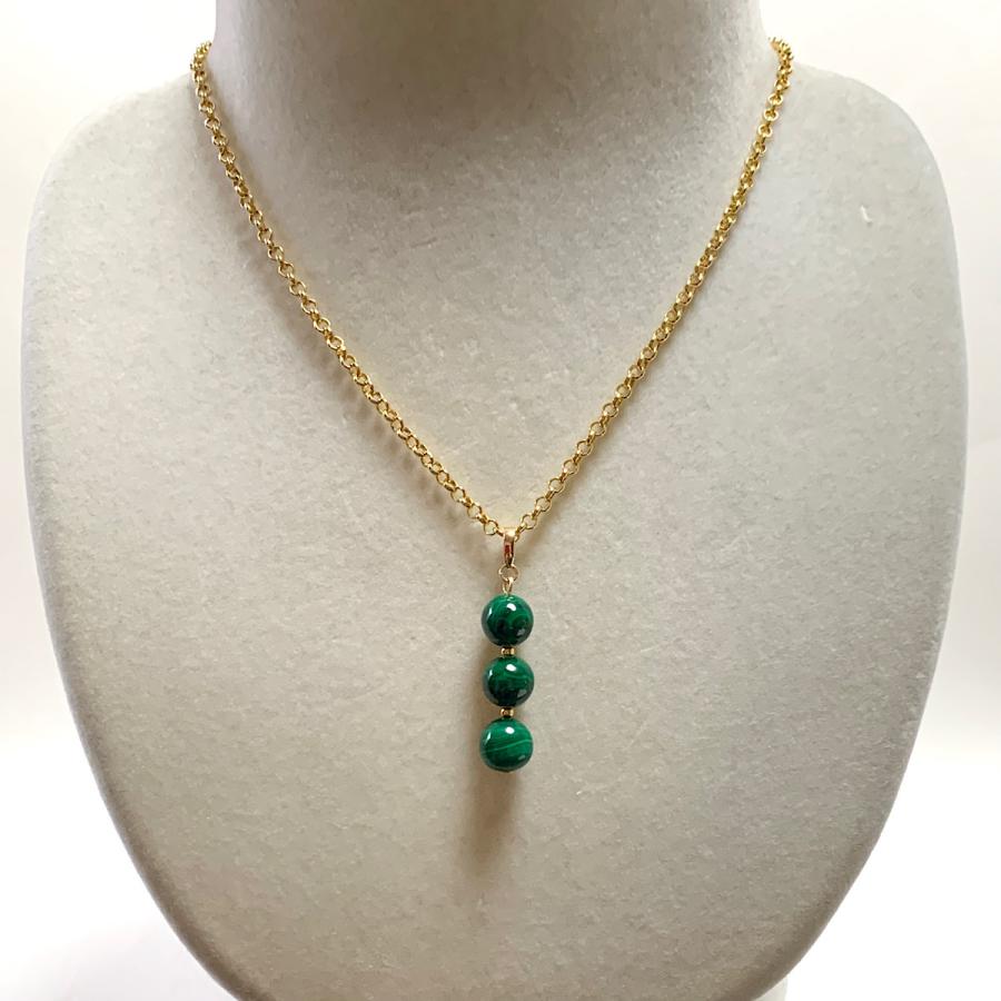 k18ネックレストップ マラカイト　孔雀石 Amazon | [Rta varuna] 【Rvaru】 K18トップ マラカイト (M) 14