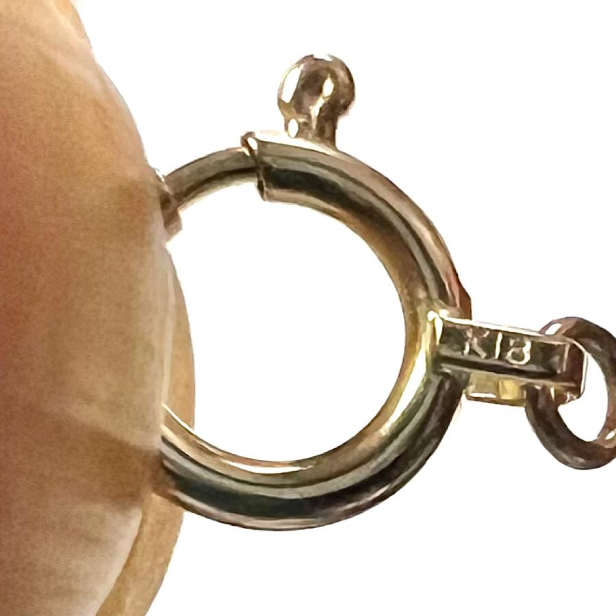 【Rvaru】K18ネックレス プレシャス オパール トップ エメラルド ネックレス K18YG 18金イエローゴールド ペンダントトップ付きネックレス 誕生石 天然石_6