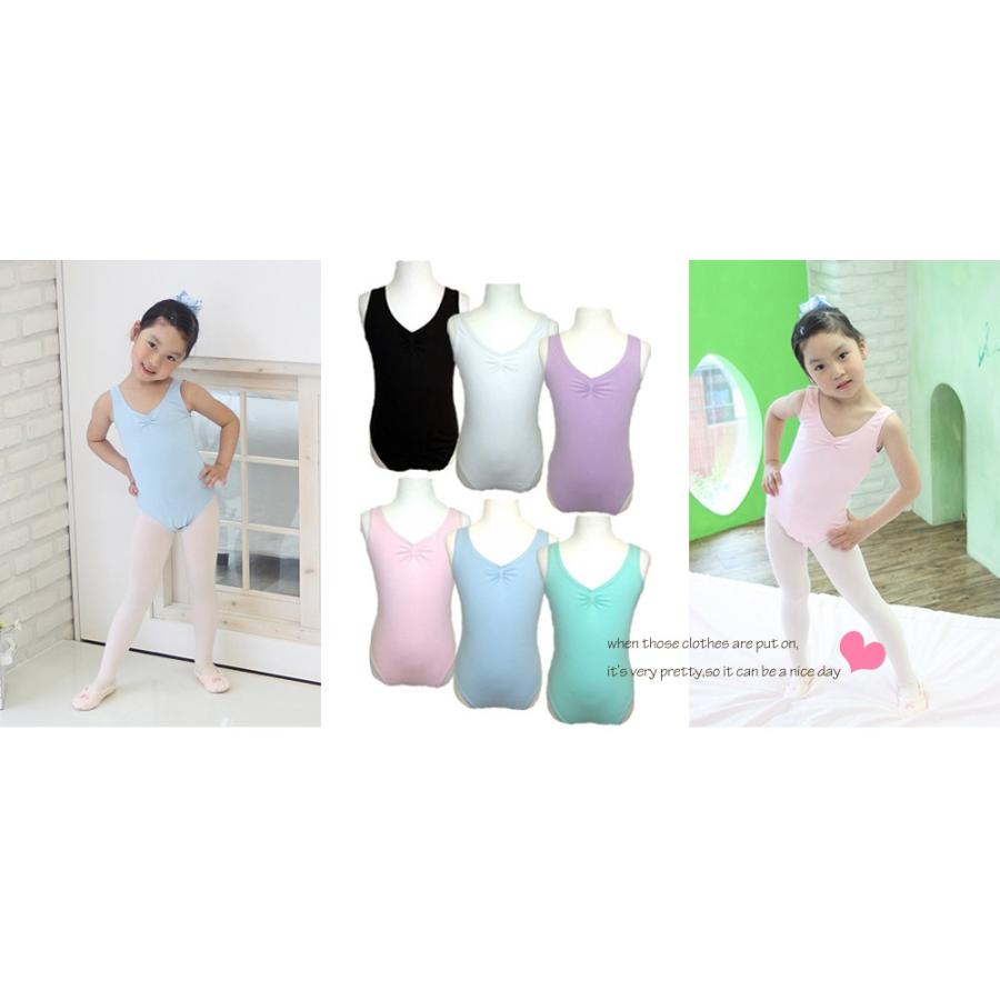 【セール 2800円→1600円】バレエ レオタード 子供【タンクトップ】スカートなし シンプル キッズ ジュニア バレエ用品 発表会 衣装 レッスン着 |  | 07