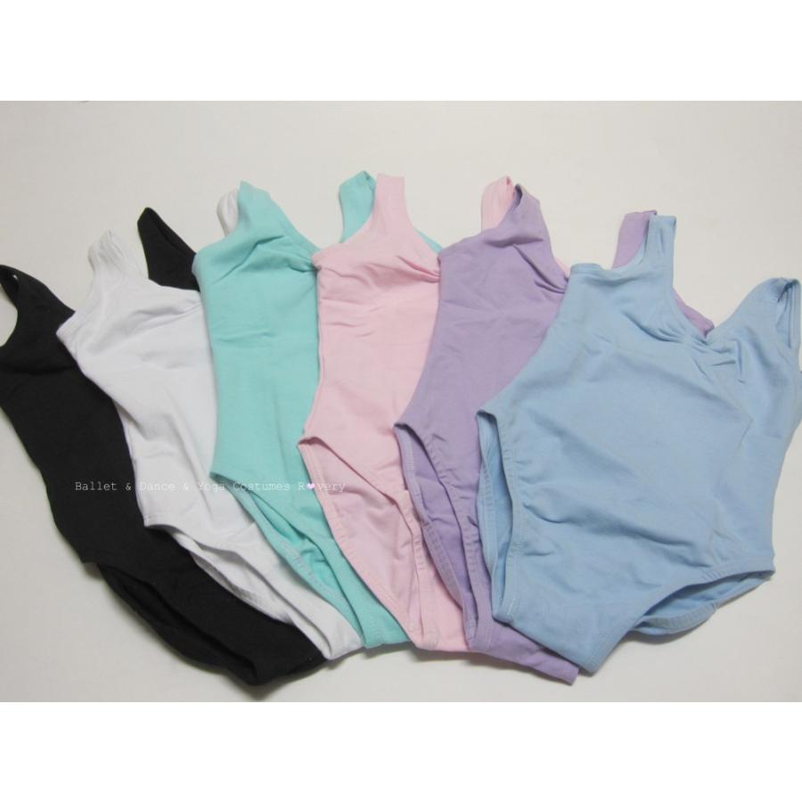 【セール 2800円→1600円】バレエ レオタード 子供【タンクトップ】スカートなし シンプル キッズ ジュニア バレエ用品 発表会 衣装 レッスン着 |  | 08
