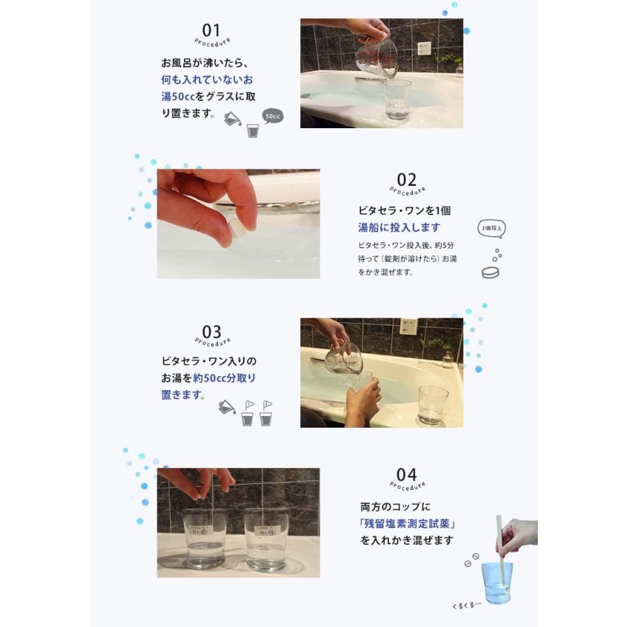 ビタセラワン 2個セット シャワーヘッドの塩素除去だけで満足してませんか 売り出し ビタセラ ワン 塩素除去 90日分 お風呂用 浴槽用脱塩素剤