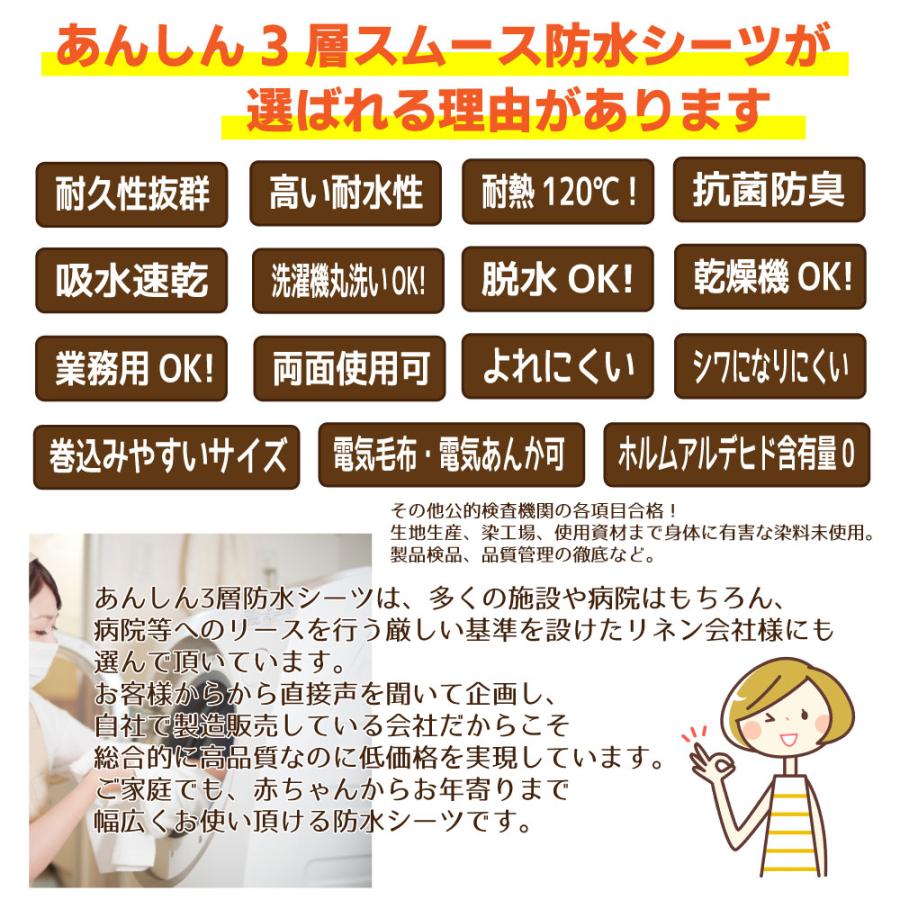 【30枚組】防水シーツ シングル 乾燥機対応 介護 【四隅ゴム付】 105×200cm 全面タイプ あんしん3層スムース まとめ買い 施設 病院 Tetote MT-7042-30