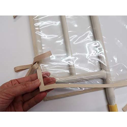 透明ベッド柵カバー 介護用ベッド 幅95〜100cmのサイドレールに