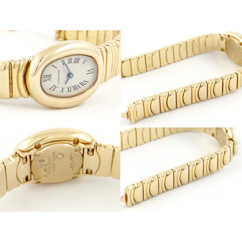 Cartier（カルティエ） 電池交換済 ミニベニュワール W15109D8 白
