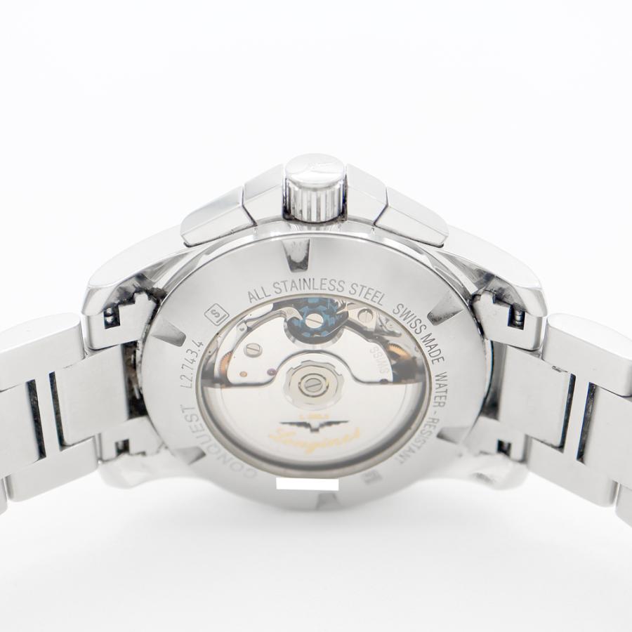 LONGINES ロンジン コンクエスト L2.743.4.56.6 クロノグラフ 裏スケ  