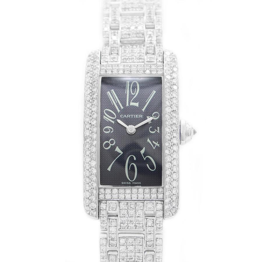 Cartier 電池交換済 カルティエ タンクアメリカン SM W2605129 ダイヤ  