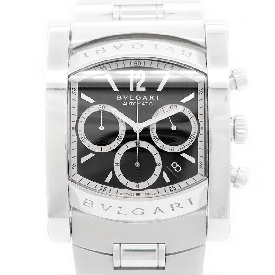 BVLGARI 内部点検済 ブルガリ アショーマ クロノグラフ AA48SCH  