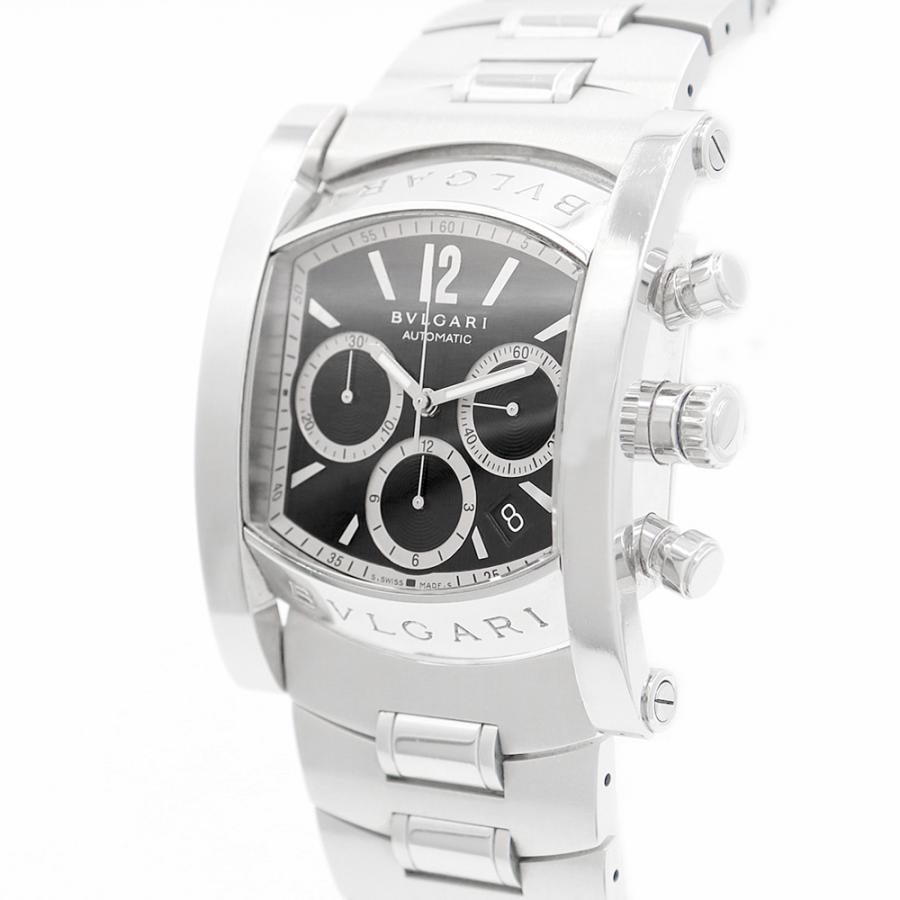 内部点検済 BVLGARI ブルガリ アショーマ クロノグラフ AA48SCH  