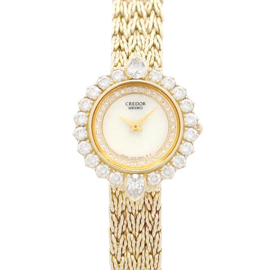 電池交換済 SEIKO セイコー CREDOR クレドール シグノ ダイヤベゼル 