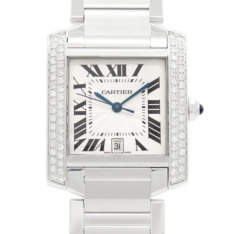 Cartier カルティエ タンクフランセーズ LM 2重ダイヤベゼル W51002Q3  