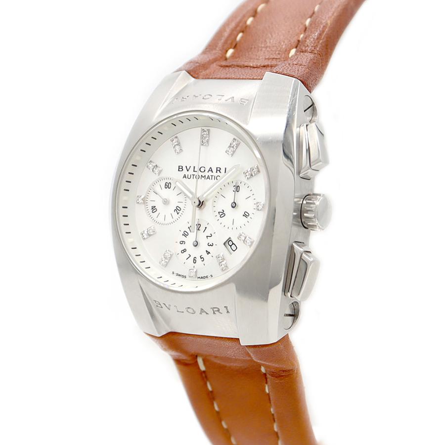 BVLGARI ブルガリ エルゴン クロノグラフ 21Pダイヤ EG35SCH 