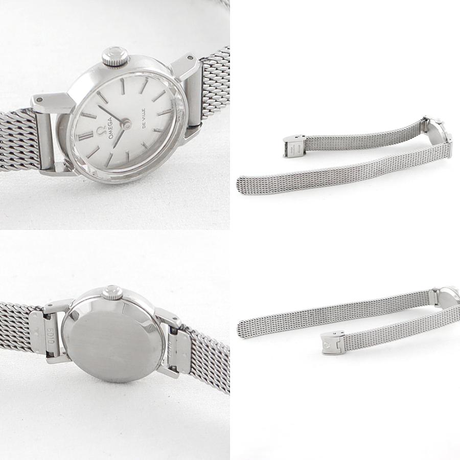 OMEGA オメガ DeVille デビル 511.190 Cal.620 17石 カットガラス シルバー SS ステンレス レディース 手巻き アンティーク ヴィンテージ デヴィル【腕時計】【中古】 OMEGA - OMEGA オメガ DeVille デビル 511.190 Cal.620 17石 カット