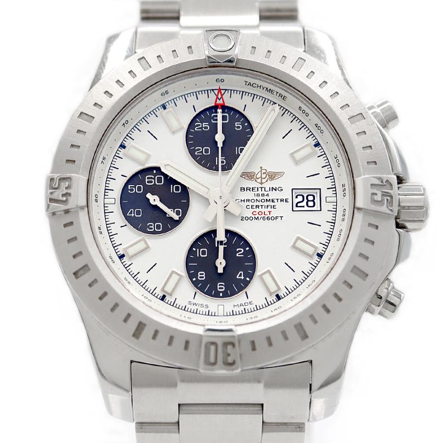 T199 ブライトリング コルト デイト クロノグラフ A13388 オート ブライトリング（BREITLING） コルト クロノグラフ A13388 デイト 200m