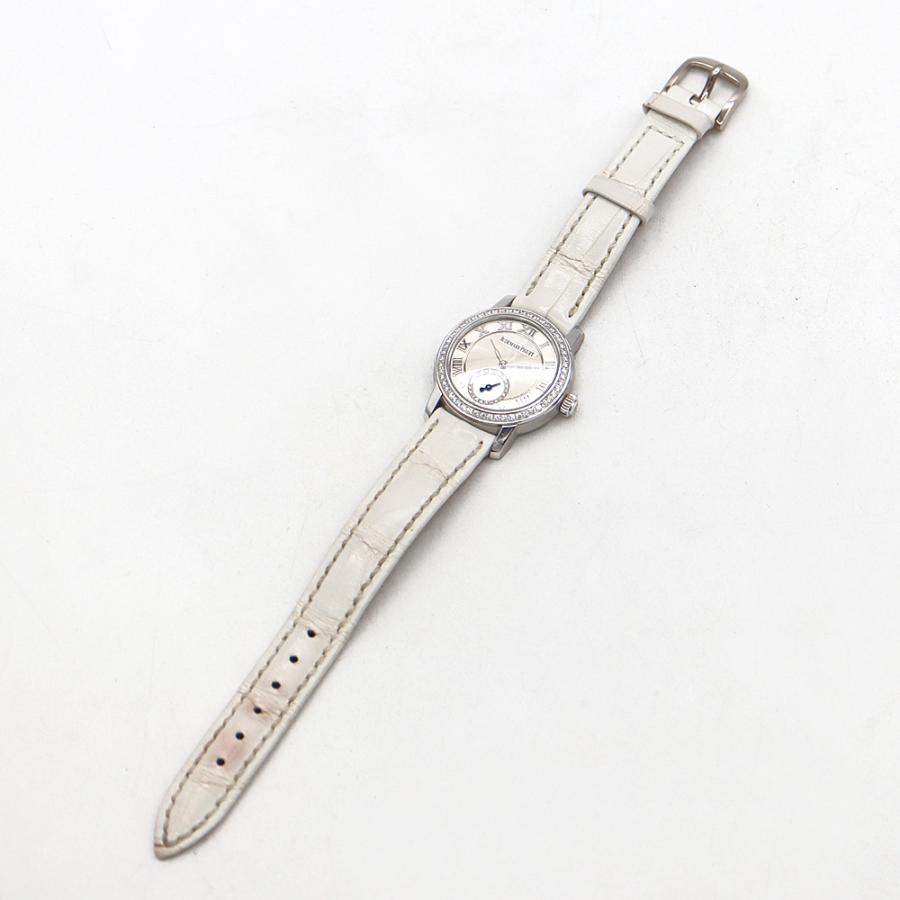 AUDEMARS PIGUET オーデマピゲ ジュールオーデマ ダイヤベゼル 77228BC.ZZ.A001MR.01 ダイヤモンド スモールセコンド 裏スケ シルバー 白 ホワイトシェル K18WG ホワイトゴールド 純正ベルト 純正尾錠 レディース 手巻き AP【6ヶ月保証】【腕時計】【中古】 オーデマピゲ AUDEMARS PIGUET ジュール オーデマ スモールセコンド