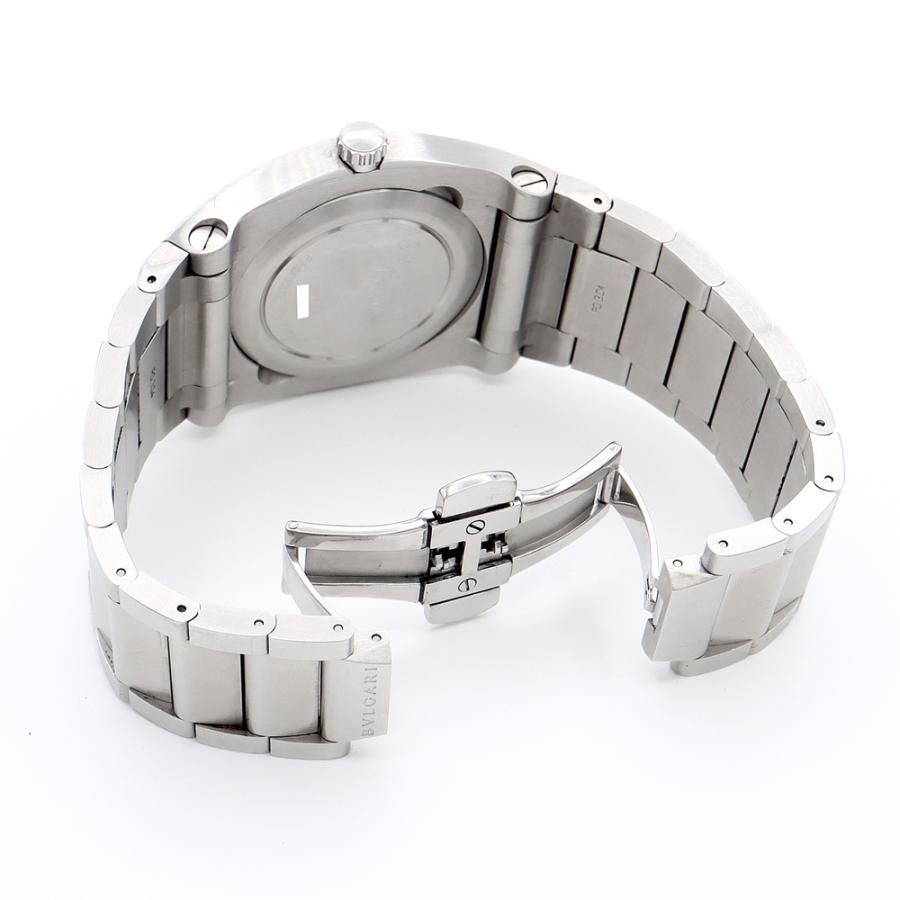 BVLGARI（ブルガリ） エルゴン EG40S デイト 黒 ブラック SS