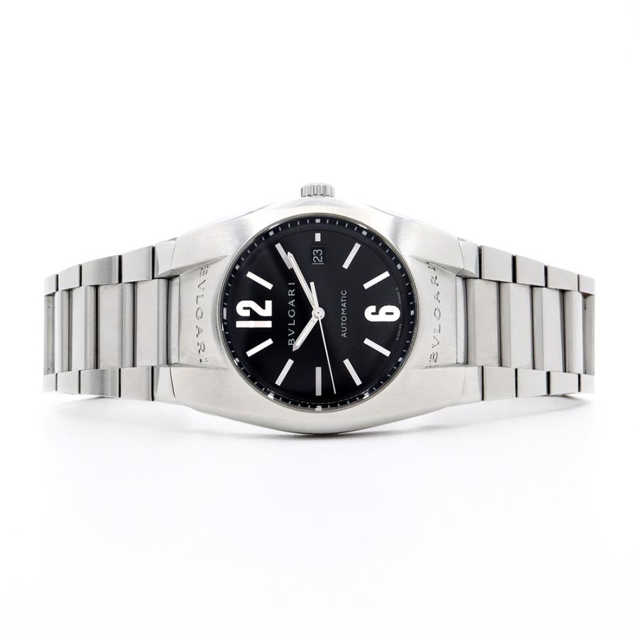 BVLGARI（ブルガリ） エルゴン EG40S デイト 黒 ブラック SS