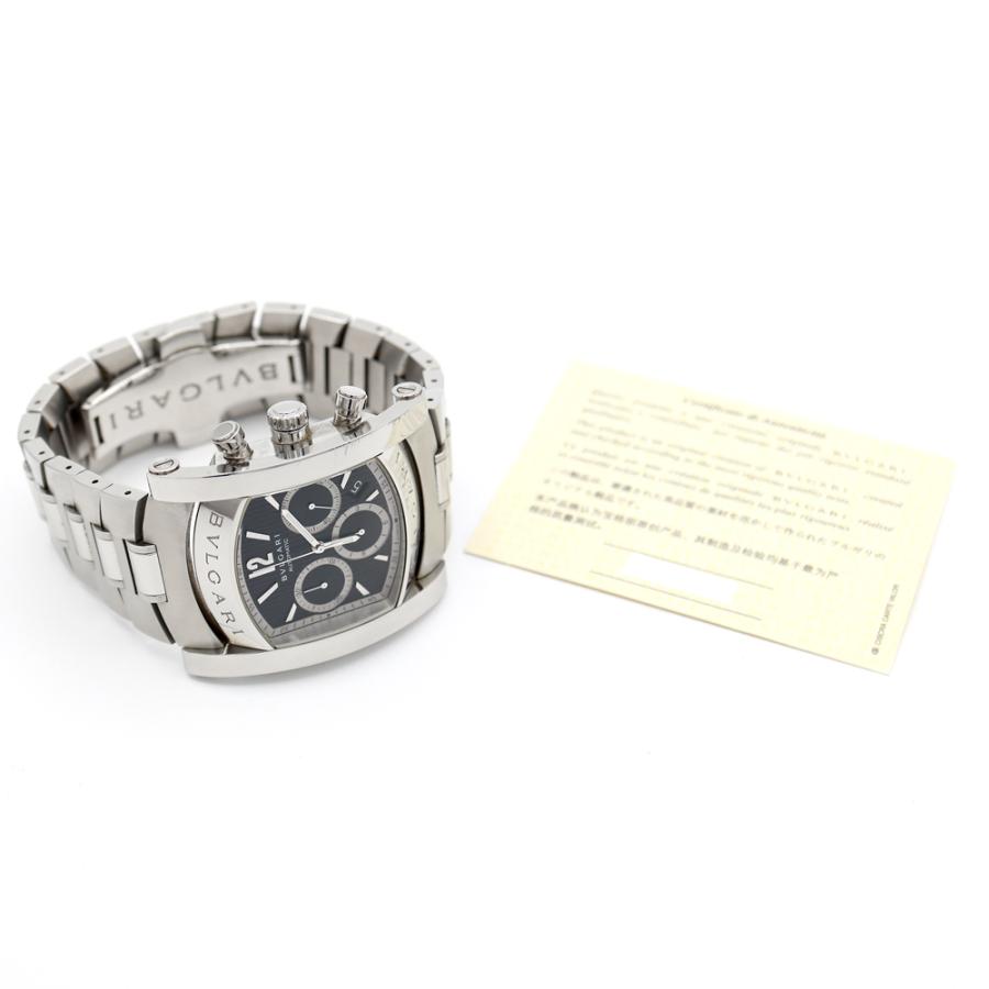 BVLGARI ブルガリ アショーマ クロノグラフ AA48SCH AA48BSSD デイト  