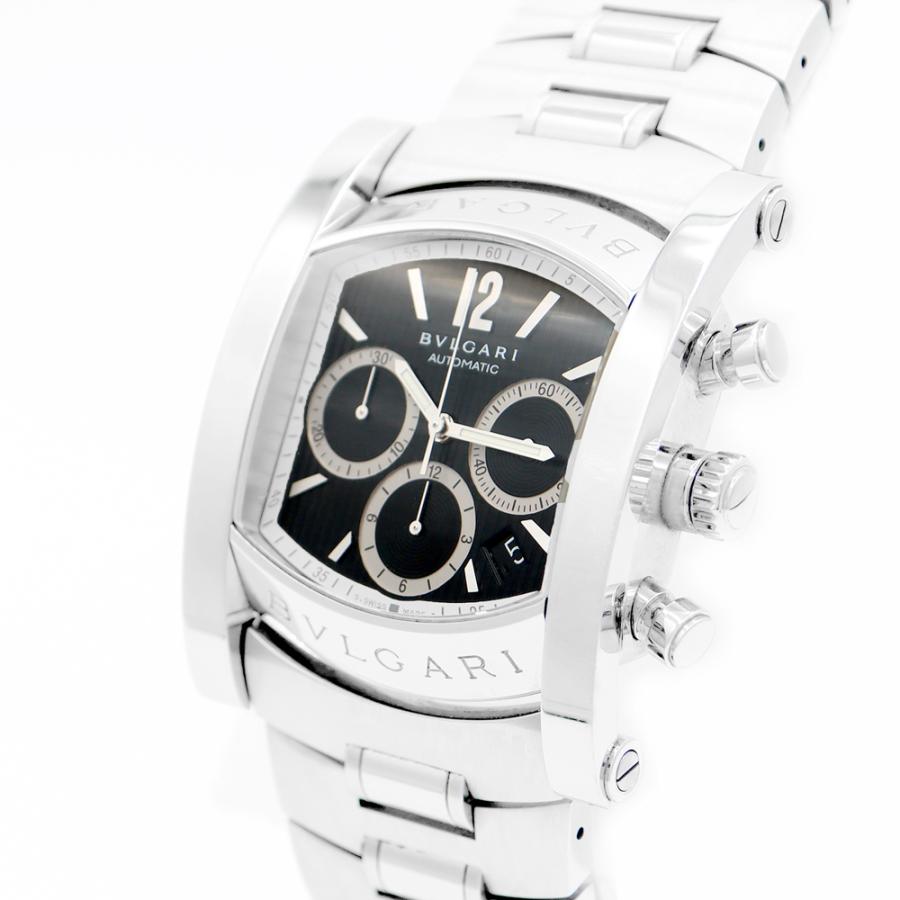 BVLGARI ブルガリ アショーマ クロノグラフ AA48SCH AA48BSSD デイト  