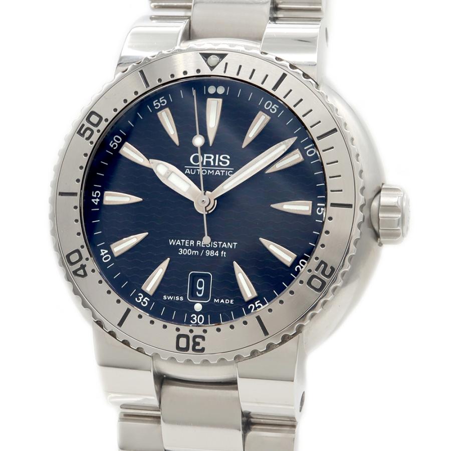ORIS（オリス） ダイバーズ デイト 7533-41 300m防水 黒 ブラック SS