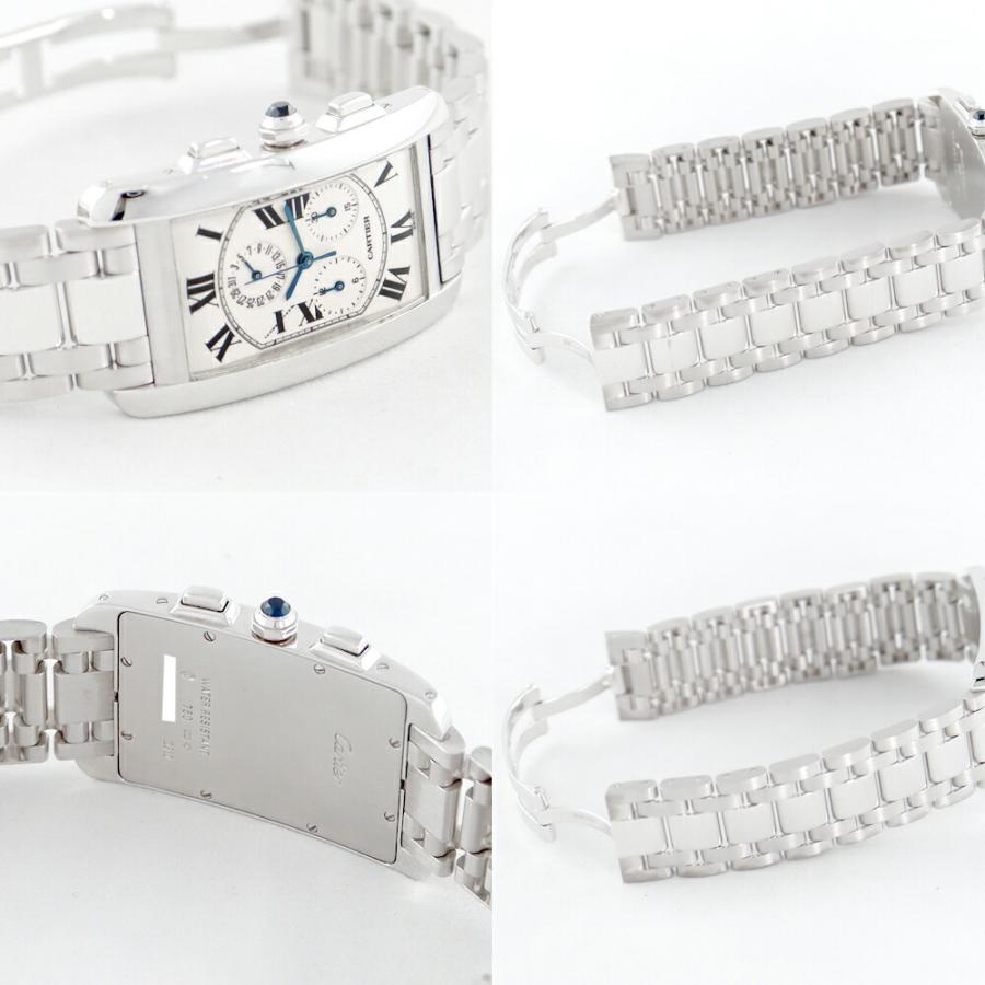 TANK（Cartier） Cartier カルティエ タンクアメリカン LM クロノリ