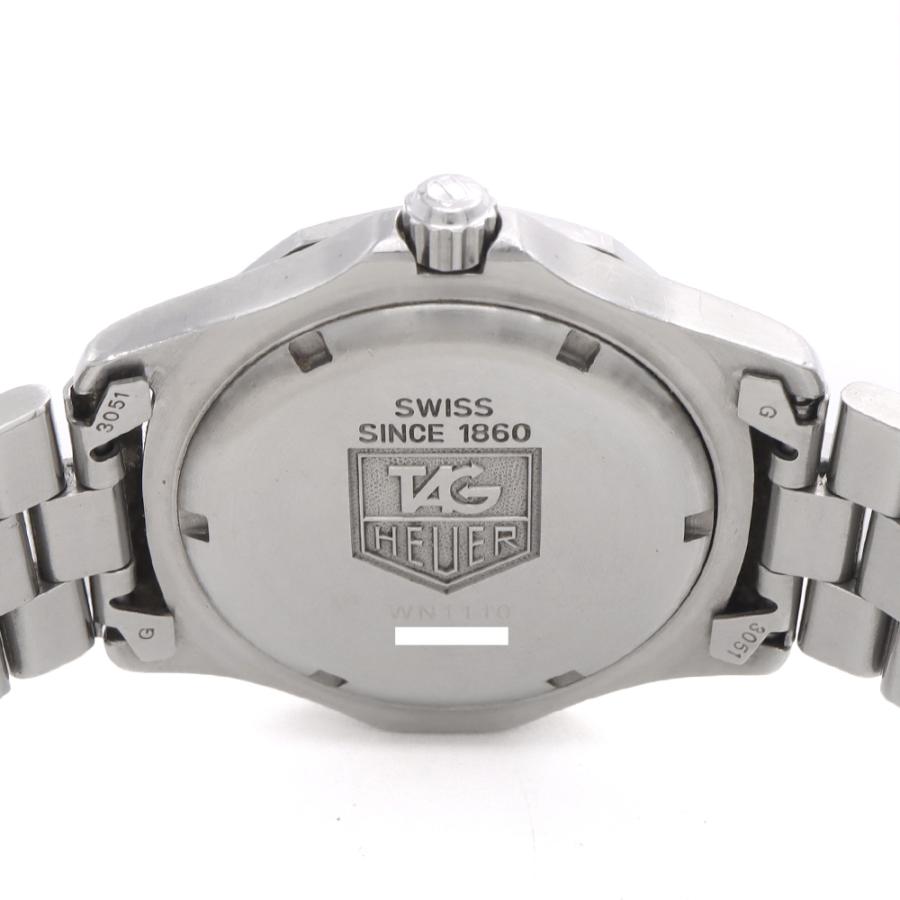 TAG HEUER（タグ・ホイヤー） 電池交換済 2000 エクスクルーシブ WN1110 デイト 200m防水 黒 ブラック SS メンズ ...