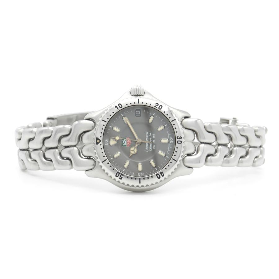 TAG HEUER（タグ・ホイヤー） S/el セル クロノメーター S89.213 デイト 200m防水 グレー ステンレス メンズ ...
