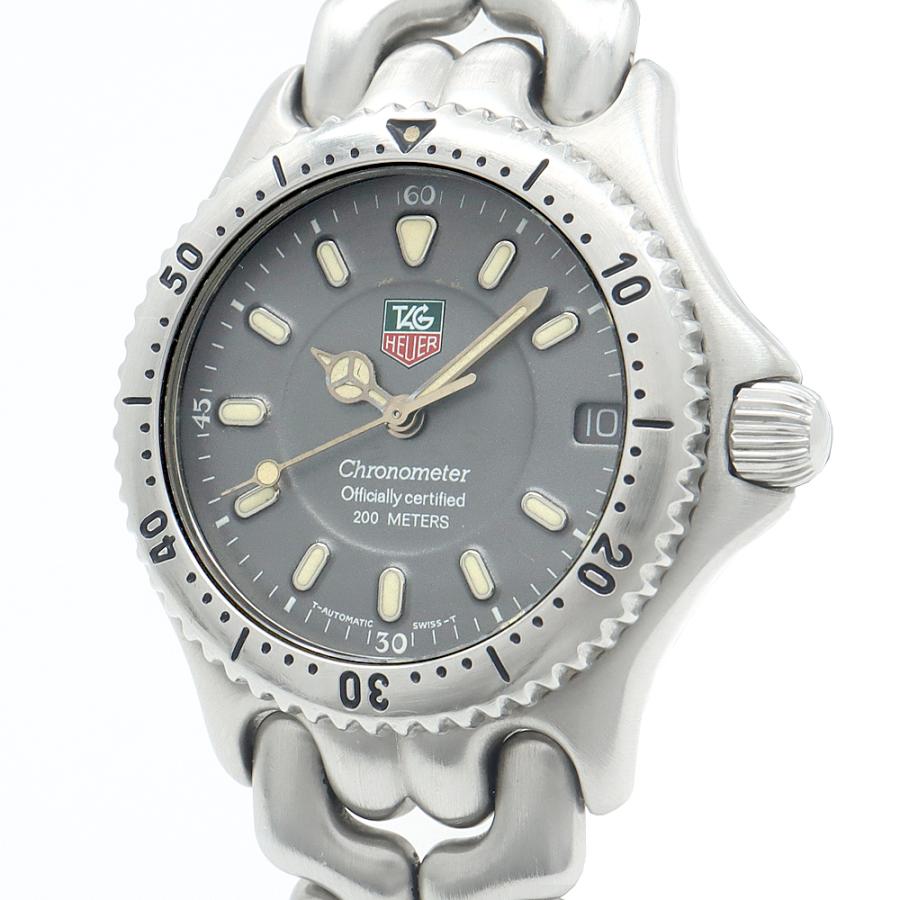 TAG HEUER（タグ・ホイヤー） S/el セル クロノメーター S89.213 デイト 200m防水 グレー ステンレス メンズ ...