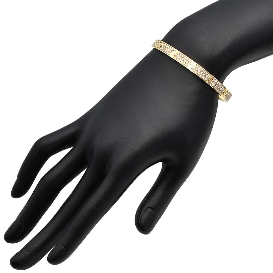 Cartier 仕上げ済み カルティエ 750YG 新型ラブブレス アフター Cartier 仕上げ済み カルティエ 750YG 新型ラブブレス アフター