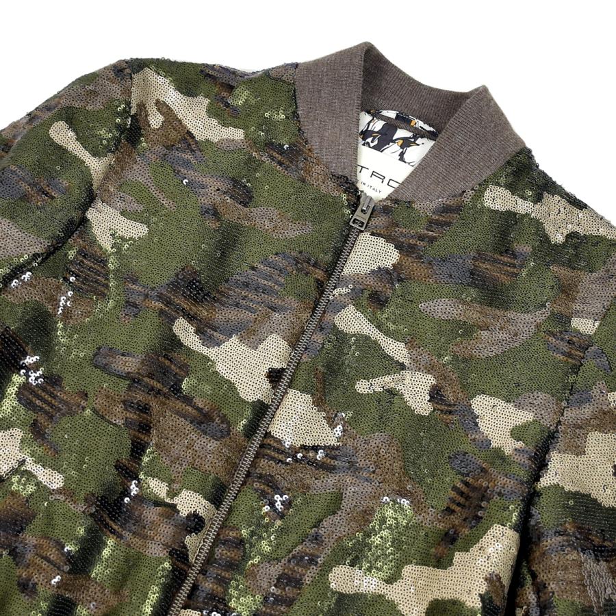 ETRO（エトロ） 【A01726】未使用 スパンコール 迷彩柄 カモフラ