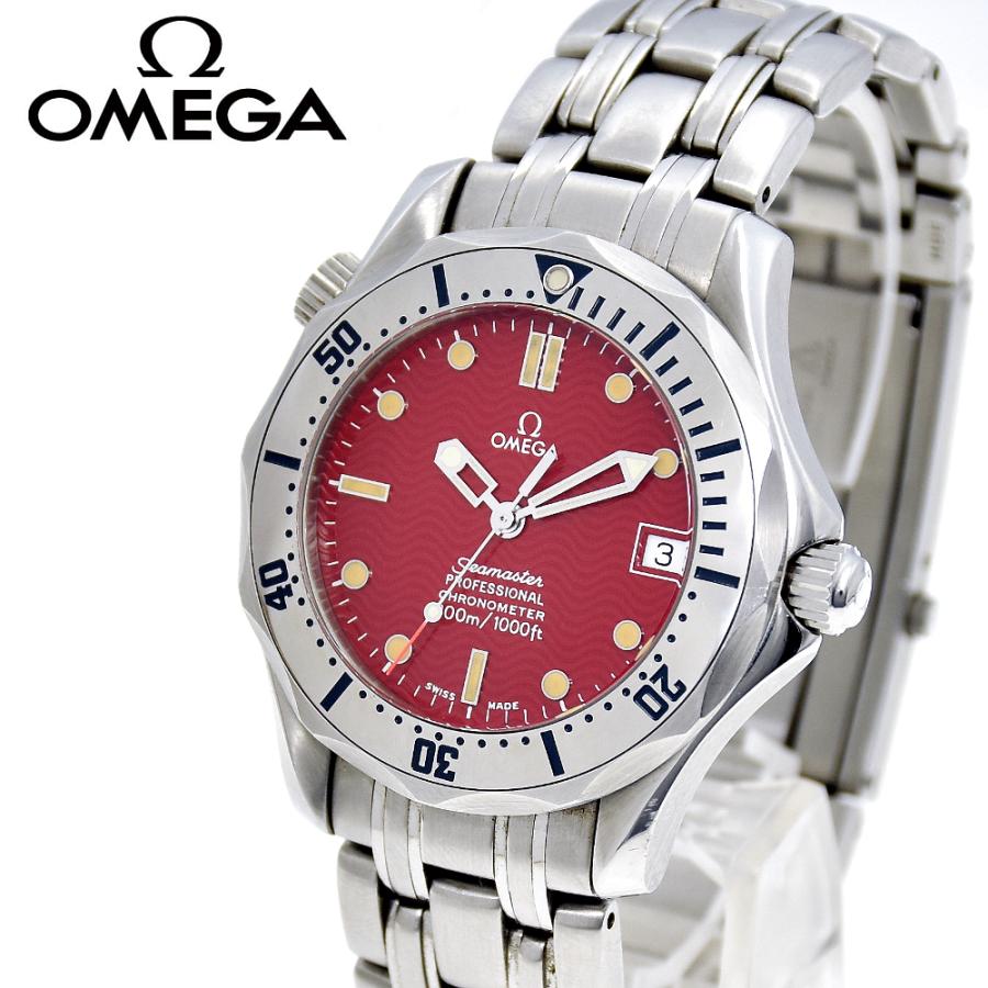 OMEGA オメガ シーマスター300 2552.61 赤文字盤 丸井限定 自動 OMEGA オメガ シーマスター300 2552.61 赤文字盤 丸井限定 自動