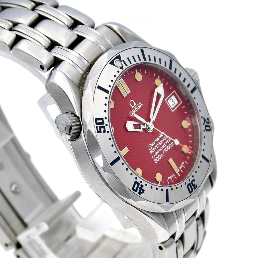 OMEGA オメガ シーマスター300 2552.61 赤文字盤 丸井限定 自動 OMEGA オメガ シーマスター300 2552.61 赤文字盤 丸井限定 自動