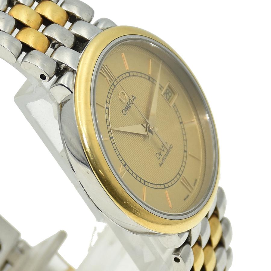 平日値下げ　OMEGAアナログ腕時計 ゴールド/シルバー オメガ OMEGA 腕時計 レディース クオーツ デビル シルバー ゴールド