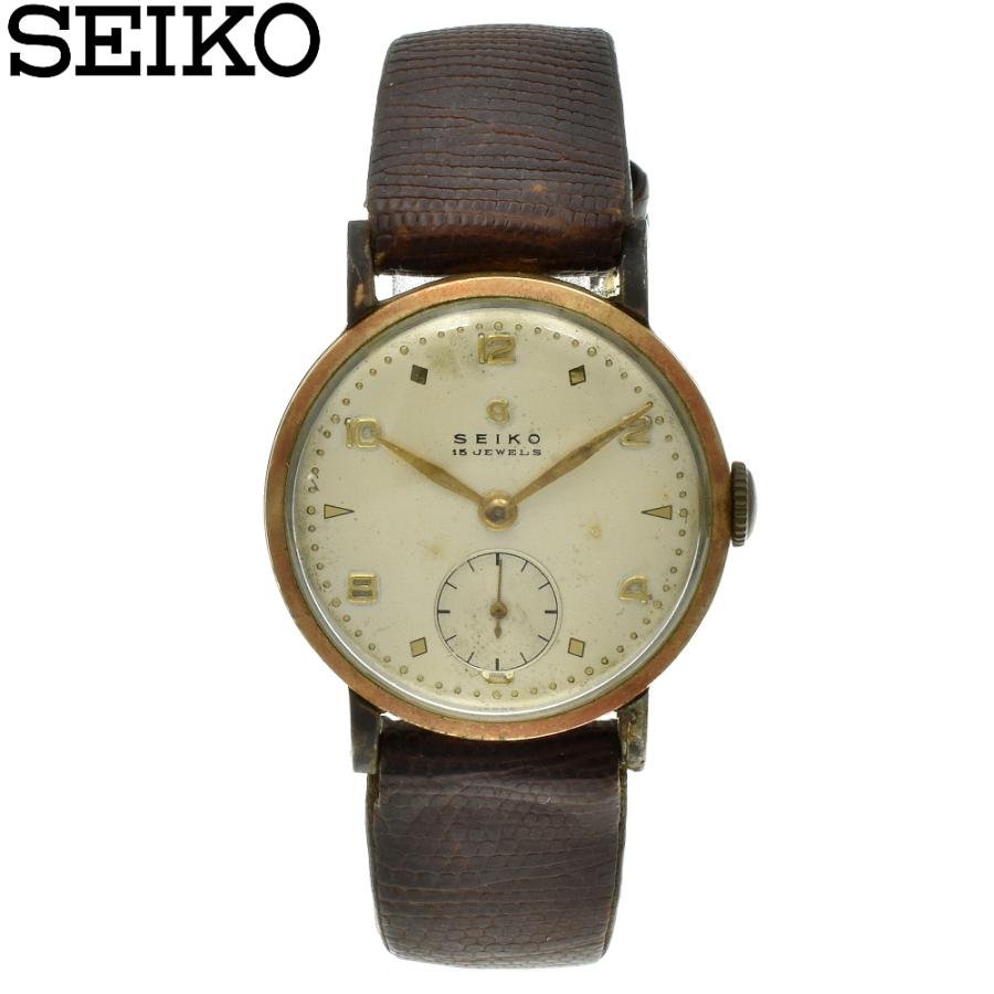 SEIKO セイコー 14K 1741 15石 アンティーク 手巻き メンズ SEIKO セイコー 14K 1741 15石 アンティーク 手巻き メンズ