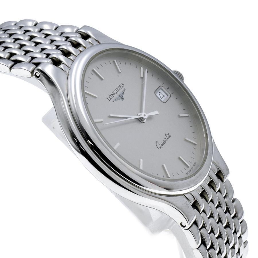 LONGINES オポジション　クォーツ腕時計 シルバー Yahoo!オークション -「ロンジン オポジション」(ロンジン) (ら