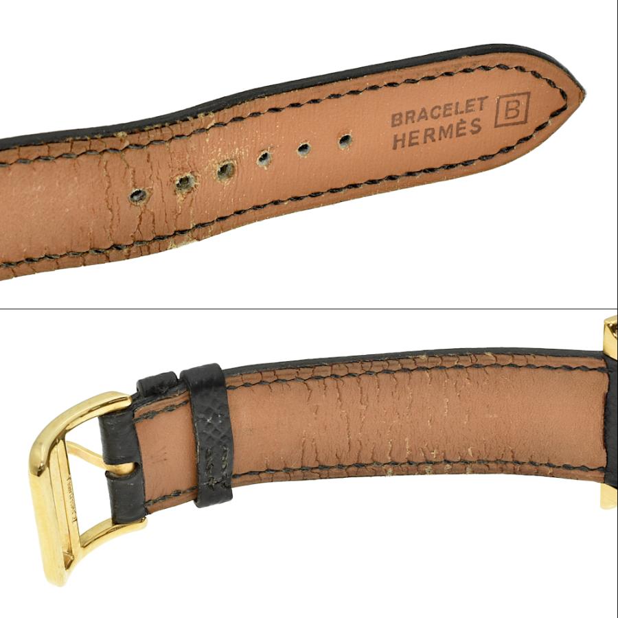 HERMES エルメス HH1.501 Hウォッチスクエア ゴールド文字盤 QZ HERMES エルメス HH1.501 Hウォッチスクエア ゴールド文字盤 QZ