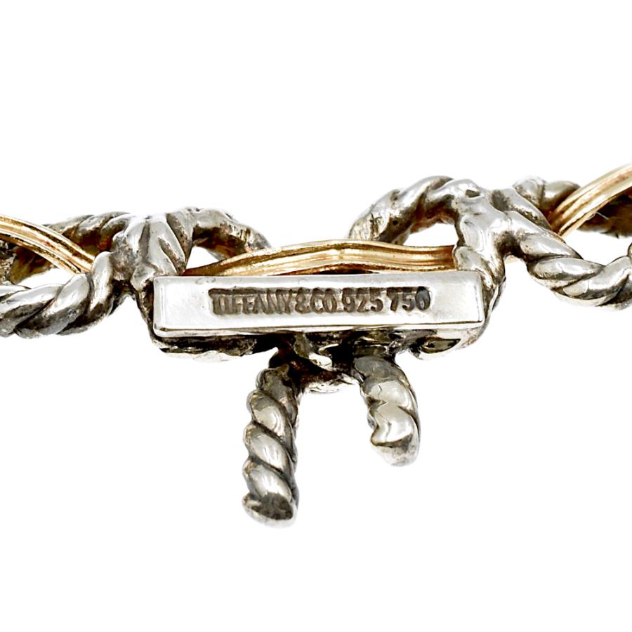 TIFFANY&Co. ティファニー トリプル リボン 750/925 ネックレス