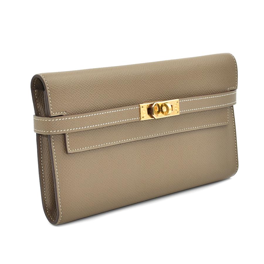 Kelly HERMES エルメス ケリーウォレット C刻印 ゴールド金具 長