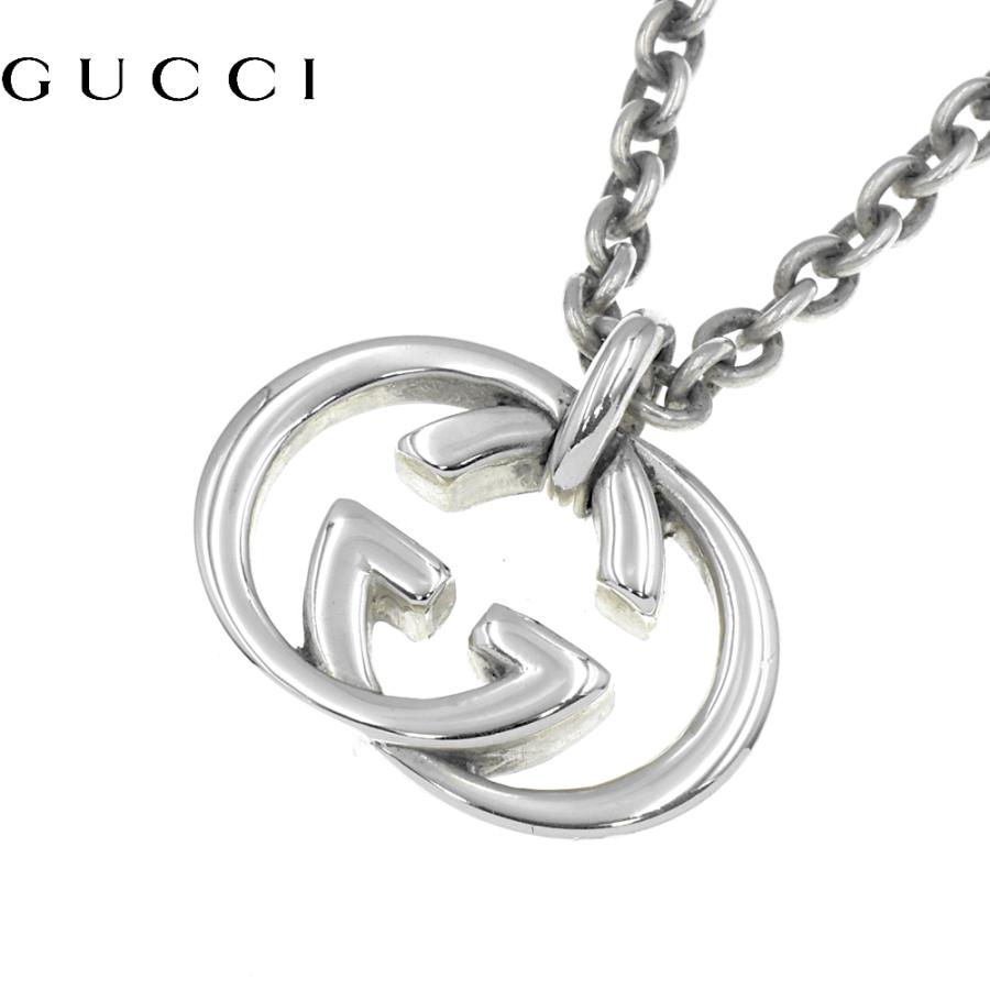 美品 GUCCI グッチ GG ネックレス ビンテージ シルバー925 シルバー GUCCI 【A02416】GUCCI グッチ GGロゴ 925 ペンダント