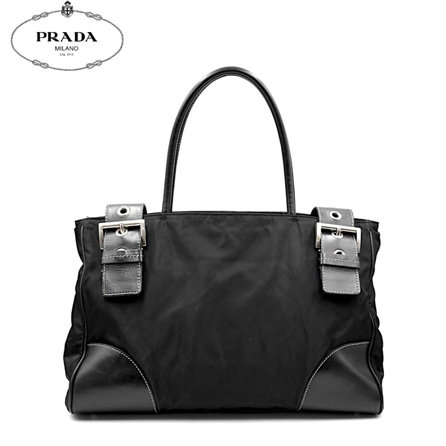 PRADA（プラダ） 【A02514】PRADA ナイロン レザー ハンドバッグ