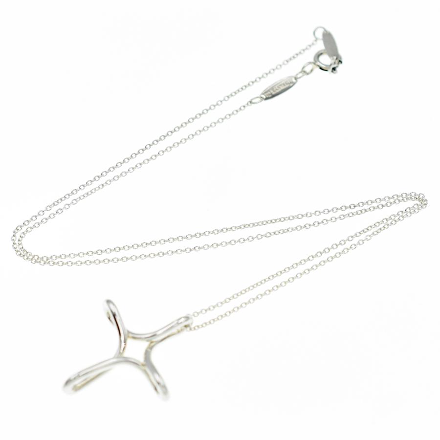 ティファニー インフィニティ オープンクロス シルバーネックレス