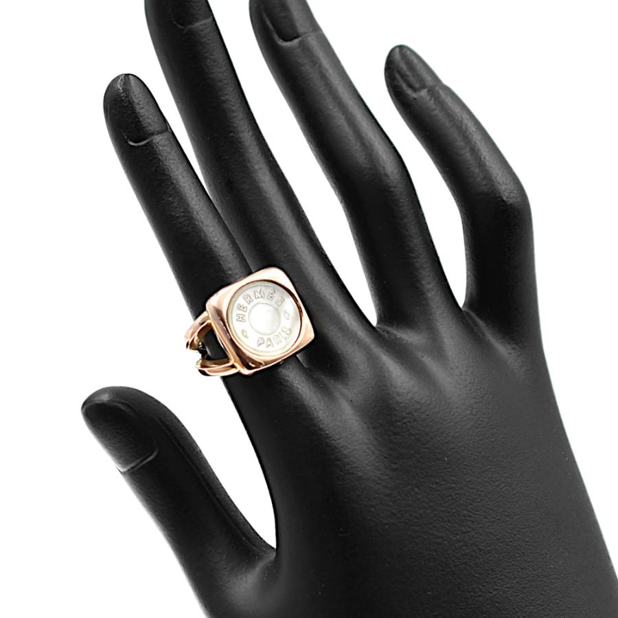 HERMES エルメス　セリエ　コロゾ　シェル　リング　指輪　12号 HERMES（エルメス） コロゾ セリエ シェルリング 指輪 アクセサリー