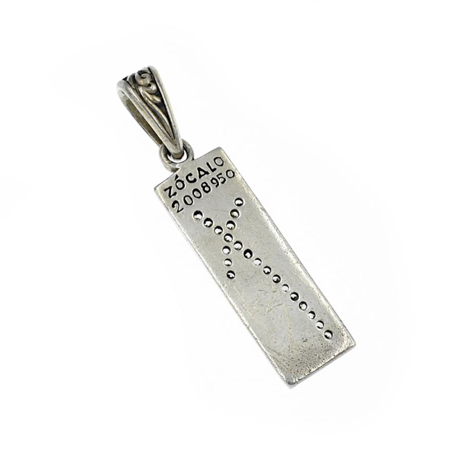 ZOCALO 【初期】トレンチ クロス ペンダントトップ L（ホワイト） Trench Cross Pendant : M (Antique Finish)｜トレンチ・クロス
