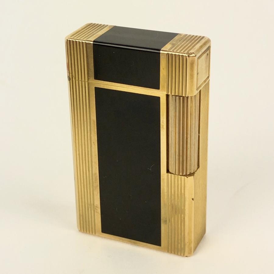 S.T.Dupont デュポン 都彭刻印 ローラーガスライター ゴールド