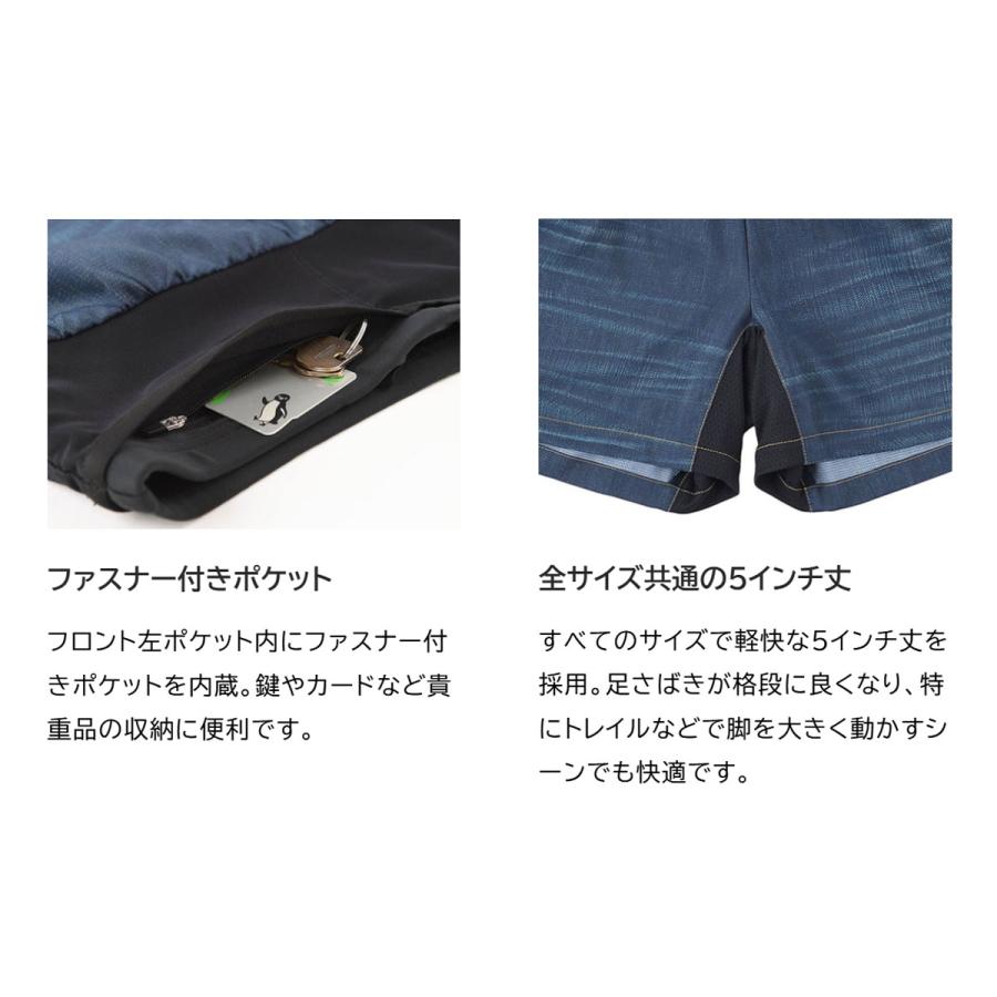 【公式】R×L(アールエル) WILD DRY DENIM V ランニングパンツ PM6ポケット ベリーショート 5inch(メンズ) TRP1008S【公式ストア限定】の画像