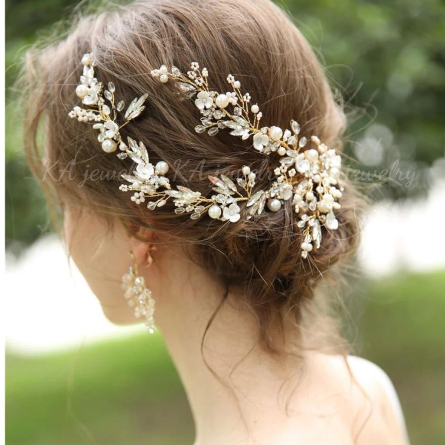 2a❀ヘッドドレス 結婚式 ヘアアクセサリー シルバー ウェディング 