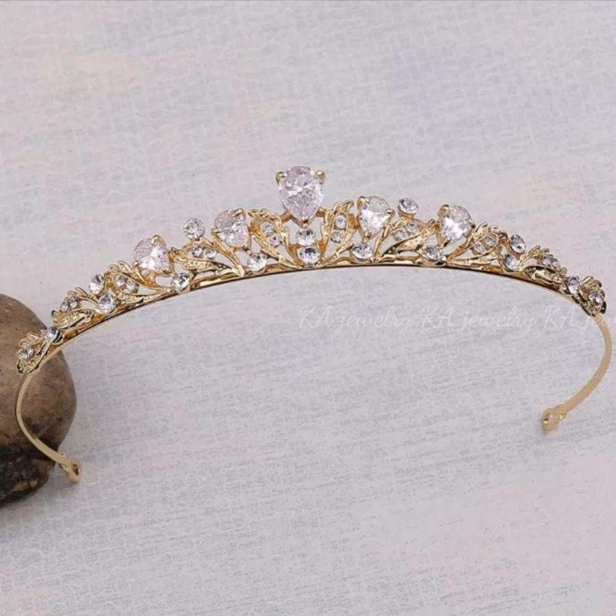 国内発送 キュービックジルコニア ヘッドドレス ヘアアクセサリー ウエディング ティアラ ヘッドアクセサリー ウェディング  ブライダル 結婚式 |  | 06
