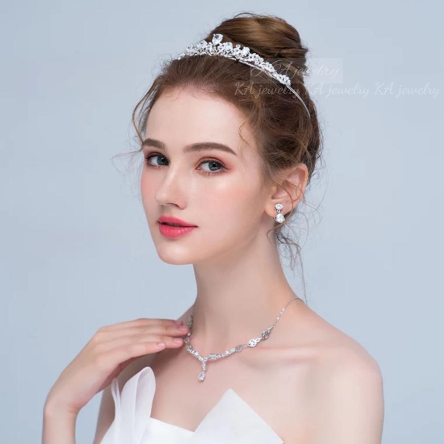 国内発送 キュービックジルコニア ヘッドドレス ヘアアクセサリー ウエディング ティアラ ヘッドアクセサリー ウェディング  ブライダル 結婚式 |  | 07