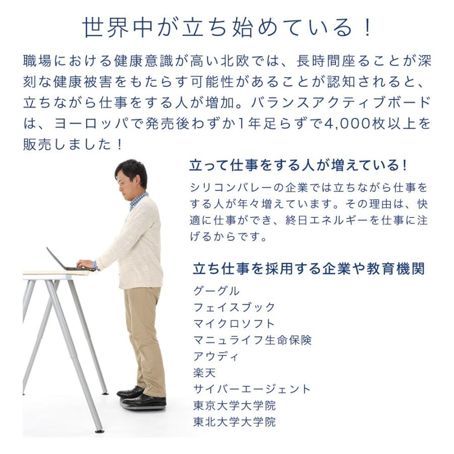 バランス アクティブボード バランスボード ボード バランスディスク 昇降デスク用 立ち仕事 体幹 腹筋 腰痛 背筋 肩凝り 肩こり 肩コリ 解消グッズ 足踏み 170babpo バランスチェアのサカモトハウス 通販 Yahoo ショッピング