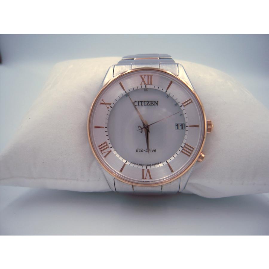 見事な Citizen アナログソーラー電波腕時計 H415 S 中古 送料無料 腕時計