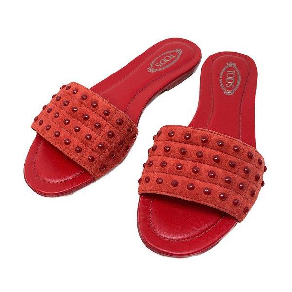 送料無料/新品】 ❤️新品同様❤️TOD'S❤️トッズ✨サンダル ダブルT